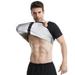 Sauna Vest For Men, Sweat Shirt Waist Trainer, Body Shaper Slimming Suit Weight Loss Body Shaping Vest With Zipper