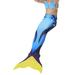 GSKS Baby Kids Toddler Girls Bikini Sets Swimwear Swimming Mermaid Tail Swimming Costumes Tankini Set 3PCS Multiple Types For Girls 7-16 Swimsuit Beachwear Bathing Suit Swimmable Flippers