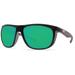 Kiwa KWA 11 Shiny Black Sunglasses