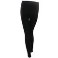 Cotton Full Length Leggings Plain Skinny Pants For Women Junior Size, Black, 3X
