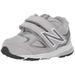 New Balance 888 V2 Hook and Loop Running Shoe, Grey/Grey, 13.5 US Unisex Little Kid