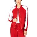 MICHAEL Michael Kors Womens Fall Colorblock Bomber Jacket