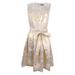 Tommy Hilfiger Women's Metallic-Print Fit & Flare Dress