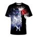 Niuer Mens 3D Print American Flag Tee Summer Casual Novelty Shirts Gym Workout Bodybuilding Basic Tee