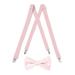 Light Pink Suspender & Bow tie Set (kids)