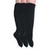 Slouch Socks for Women Boot Socks Black 3 PAIRS Size 9 to 11