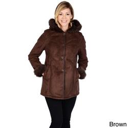 EXcelled Women's Shearling Coat