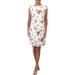 Lauren Ralph Lauren Womens Petites Novellina Floral Print Mini Party Dress