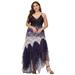 Ever-Pretty Glitter A-Line Wedding Guest Dresses for Women 212B2 Purple US18