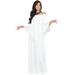 KOH KOH Long Strapless Cocktail Evening Off The Shoulder Cold Sexy Evening Flowy Formal Full Floor Length Tall Drape Gown Maxi Dress For Women Ivory White X-Large US 14-16 NT059