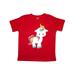 Inktastic Cute Little Unicorn, Unicorn With Rainbow Tail Toddler Short Sleeve T-Shirt Female