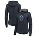 Vancouver Whitecaps FC Fanatics Branded Women's Distressed Team Speckled Fleece Pullover Hoodie - Navy