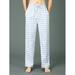 Men's Flannel Plaid Pajama Pant Lightweight Sleep Lounge Pants Fashion Vintage PJ Bottoms Trousers With Pockets