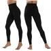 Wuffmeow Push Up Leggings For Women Solid Leggings Women Fitness Leggings Gym Fitness High Waist Sports Casual Leggins Mujer,Black,XL