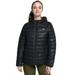Women's Lightweight Quilted Jacket, Unbranded Water-Resistant Insulated Hooded Puffer Jacket Slimming Winter Coat, Black (Large)