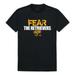 W Republic 518-336-E27-02 University of Maryland Baltimore Fear T-Shirt, Black & White 2 - Medium