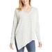 Karen Kane Womens Asymmetrical Hem Sweatshirt