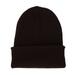 2021 New Arrival 2 PACKS Beanie Plain Knit Hat Winter Warm Cuff Cap Slouchy Skull Ski Warm Men Woman Acrylic Wool Hat Solid Color Winter Hat Deep coffee