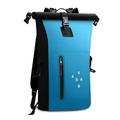 Romacci Waterproof Backpacks Waterproof Bag PVC Double Shoulder Waterproof Bag with Reflective Waterproof Barrels Pack Fishing Dry Sack