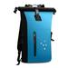 Romacci Waterproof Backpacks Waterproof Bag PVC Double Shoulder Waterproof Bag with Reflective Waterproof Barrels Pack Fishing Dry Sack