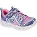 Girls' Skechers S Lights Heart Lights Rainbow Lux Sneaker