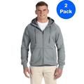 Mens 7.2 oz. Nano Full-Zip Hood N280 (2 PACK)