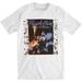 Prince Men's Purple Rain Album Slim Fit T-shirt White