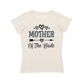 Inktastic Mother Of The Bride Wedding Gift Adult Women's T-Shirt Female Retro Heather Natural M