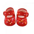 Wuffmeow Canvas Girl Lace Shoes Toddler Prewalker Anti-Slip First Walker Simple Baby Shoes