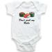 Don't Grab My Rolls - Baby Bodysuit - Chubby Baby Rolls - Baby Boy - Baby Girl - Funny Sushi Foodie Bodysuit