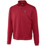 Texas Tech Red Raiders Cutter & Buck Big & Tall DryTec Edge Half-Zip Pullover Jacket - Red