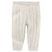 OshKosh B'gosh Baby Girls' Pull-On Cable Knit Pants, 6 Months