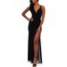 Xscape Womens Sleeveless Formal Evening Dress Black 12