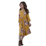 Luiryare Mother and Daughter Casual Boho Floral Maxi Dress Mommy;Me Matching Outfits