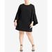 RACHEL Rachel Roy Womens Plus Size Bell Sleeve Shift Dress