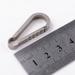 Portable Titanium Alloy Buckle Carabiner Keychain Hook Multi-functional Traveller Key Ring Clip 2 Size