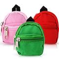 Sumind 3 Pieces Doll Backpack Doll Bag Cute Zipper Backpack Mini Doll Bag Doll Accessories for Doll Backpack