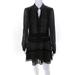 Pre-ownedDerek Lam 10 Crosby Womens Floral Long Sleeve Shift Dress Black Size 4 11677068
