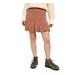 FREE PEOPLE Womens Brown Short Ruffled Skirt Size M