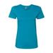 Next Level - Plain T Shirt for Women - Short Sleeve Women Shirts - Womens Turquoise T-Shirt - Daily Plain Basic Value Tee