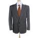 Pre-ownedYves Saint Laurent Mens Two Button Collared Long Sleeve Blazer Gray Size Large