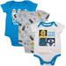 Lucasfilm Star Wars Baby Boy Graphic Short Sleeve Bodysuit 3-pack