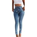 Women High Waist Skinny Jeans Denim Pants Casual Jeggings Slim Stretch Trousers