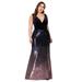 Ever-Pretty Womens Fitted Fishtail Sexy Long Evening Prom Ball Gown for Women 77672 Purple US12