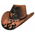 Bullhide Hats 2533 Run A Muck Collection Dangerous Extra Large Pecan Cowboy Hat