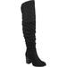 Women's Journee Collection Kaison Wide Calf Over The Knee Slouch Boot