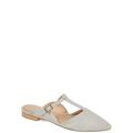 Brinley Co. Womens T-strap Canvas Mule