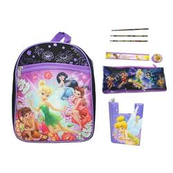 Girls Tinkerbell Fairy Fairies 10" Backpack + Accessories