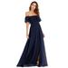 Ever-Pretty Womens Strapless Wedding Guest Dresses for Women 0968 Navy Blue US12