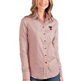 Texas Tech Red Raiders Antigua Women's Structure Button-Up Shirt - Red/White